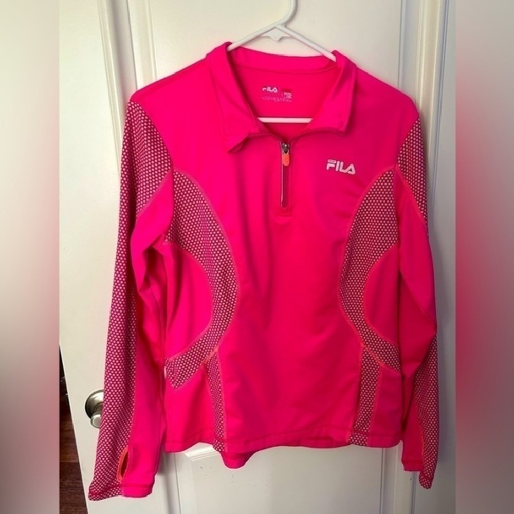 FILA Sport Running 1/4 Zip Pullover Jacket